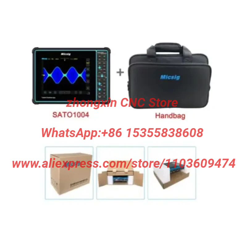 Handheld Tablet Oscilloscope Touchscreen 100Mhz - SATO1004 Micsig 自動車用タブレットオシロスコープ 8インチTFT液晶 ハンドヘルド点火診断分析 100MHz