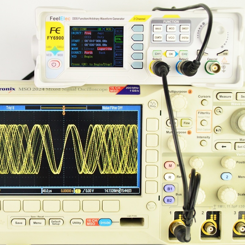 Feelelec FY6900 0-60MHz デジタル信号 - Dual Channel Arbitrary Waveform Function Generator 60Mhz のレビューと価格