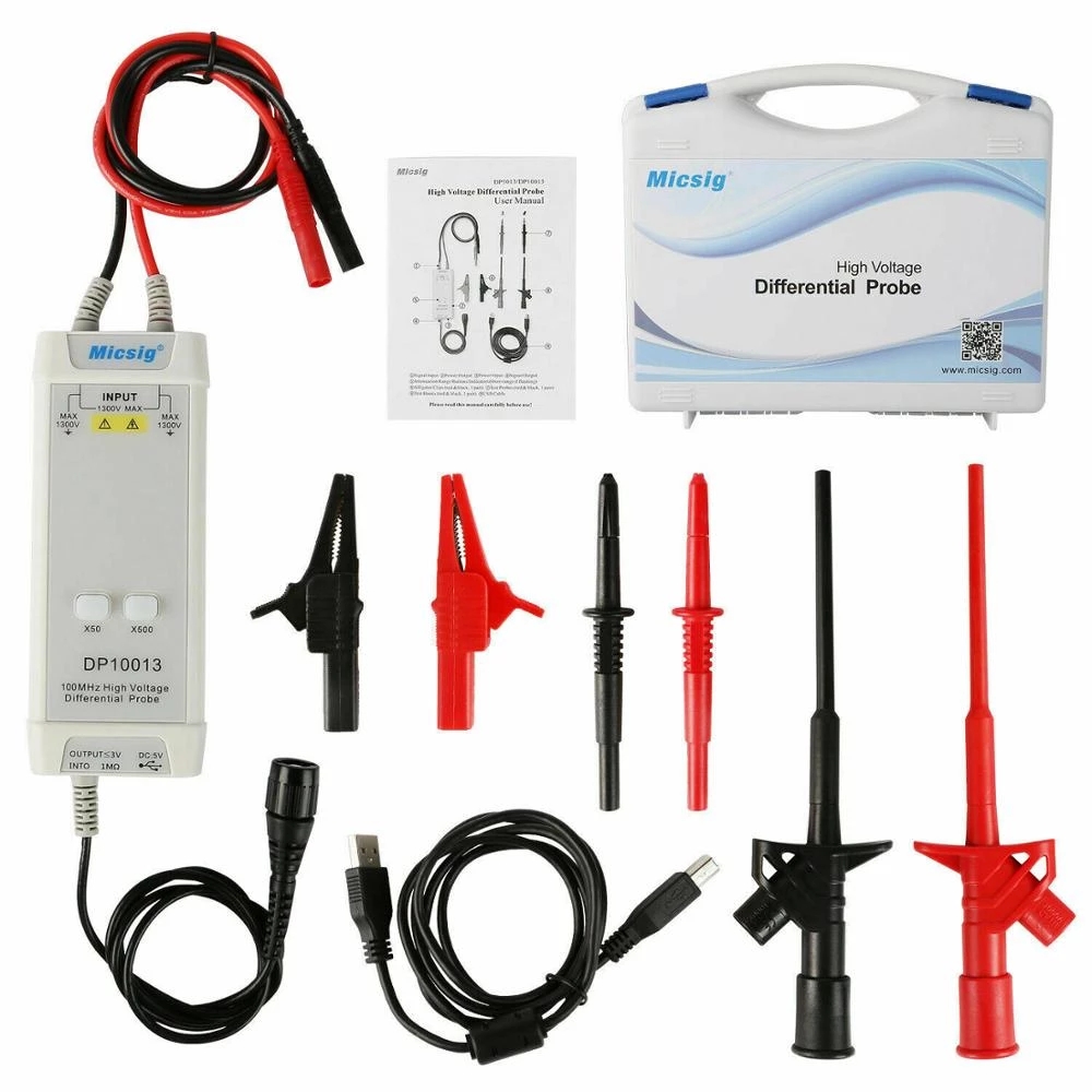2025Micsig オシロスコープ 1300V 100MH - High Voltage Differential Probe 100Mhz 1300V のレビューと価格