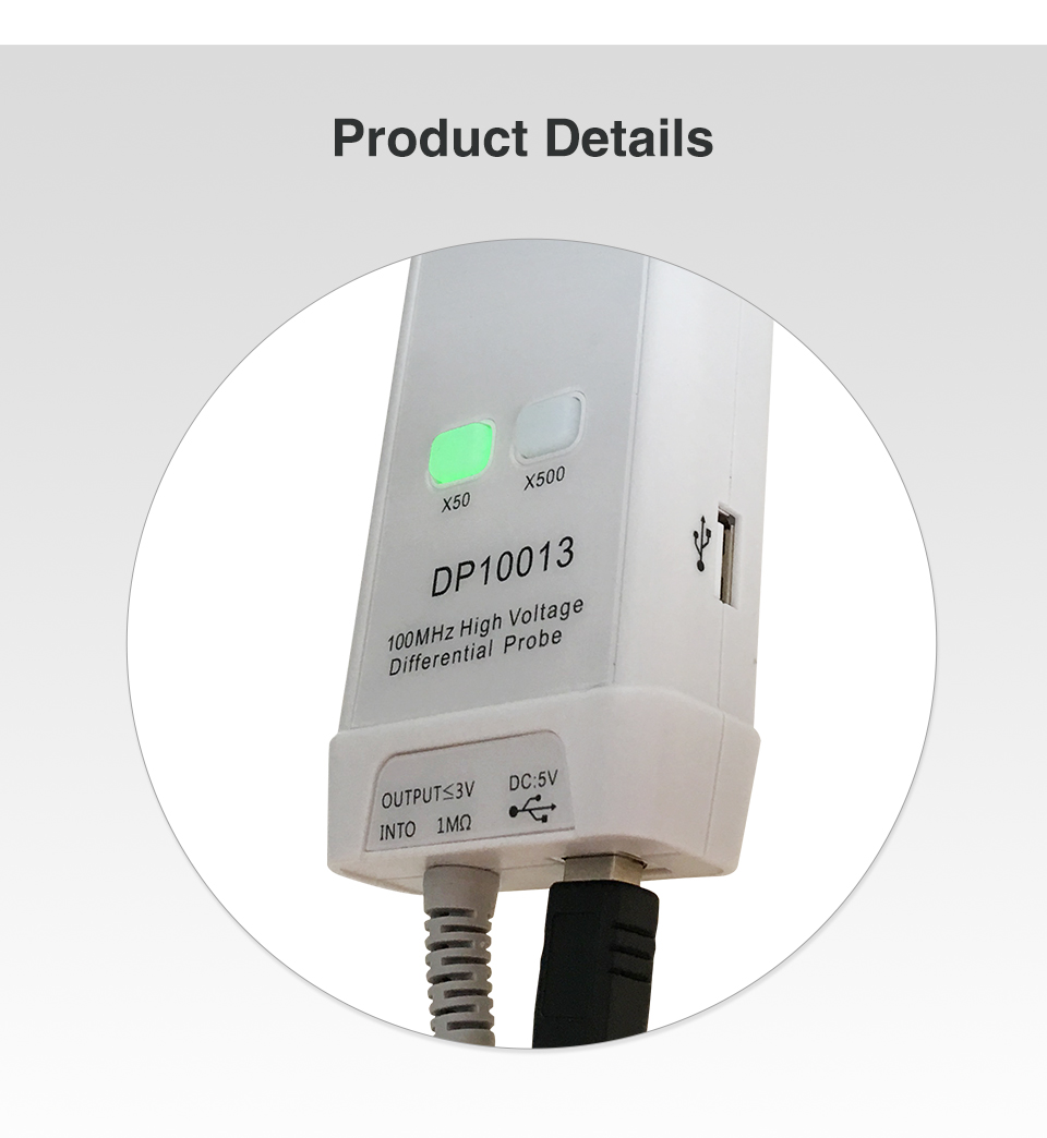 2025Micsig オシロスコープ 1300V 100MH - High Voltage Differential Probe 100Mhz 1300V のレビューと価格