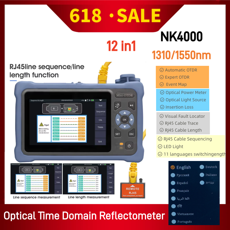 ミニOTDR 1310/1550nm 26/24dB 12i - Optical Time Domain Reflectometer Otdr 1310 1550Nm のレビューと価格