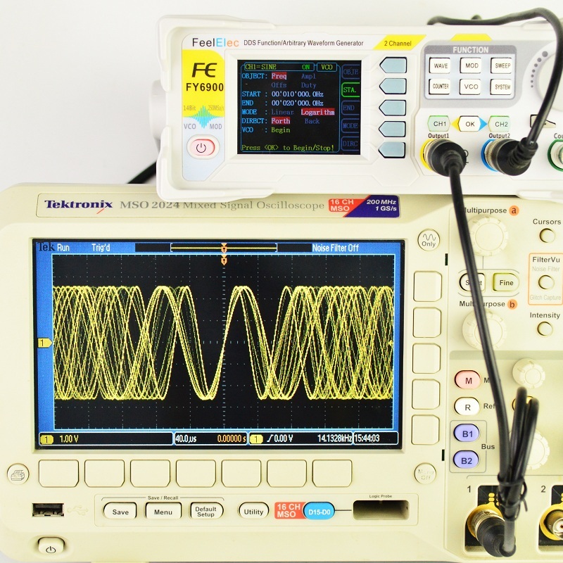 FY6900 デジタル信号発生器機能 任意波形メーター TF - Dual Channel Arbitrary Waveform Function Generator 60Mhz のレビューと価格