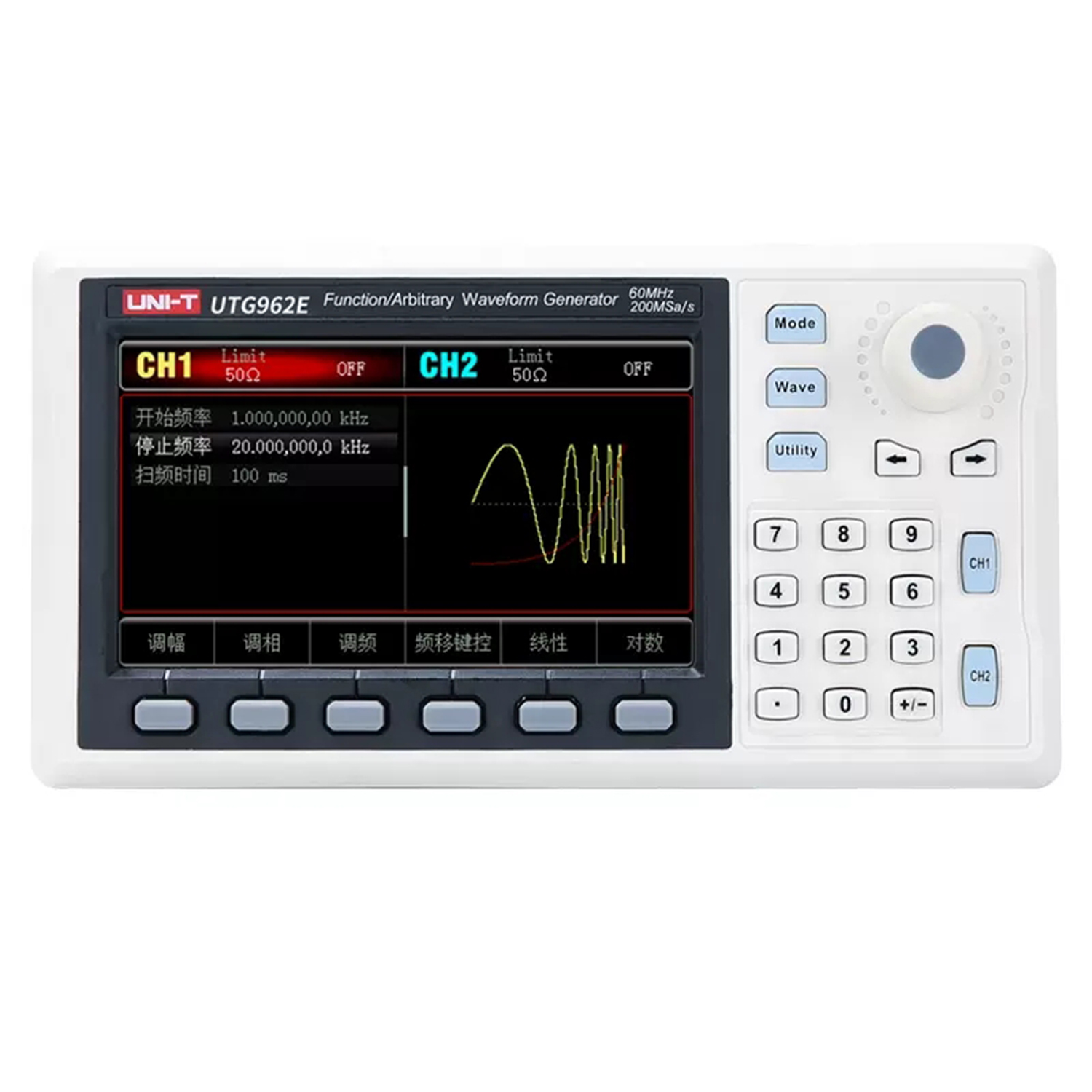 UNI-T UTG932E UTG962E 機能任意波形発生 - Dual Channel Arbitrary Waveform Function Generator 60Mhz のレビューと価格