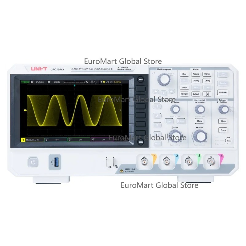UPO1104X 100MHz デジタルオシロスコープ 4チ - Digital Storage Oscilloscope 4 Channel 100Mhz のレビューと価格