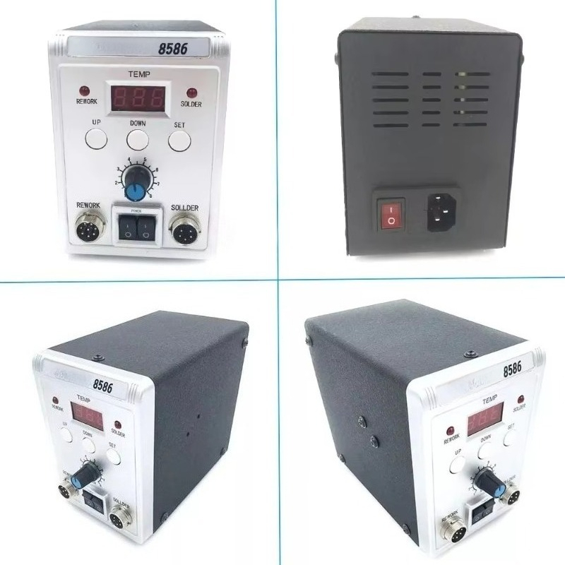 760W 8586 2in1 ホットエアはんだステーション、 - Smd Rework Station Hot Air Soldering 2 In 1 のレビューと価格